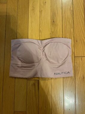 Nautica Intimates light pink strapless bandeau bra